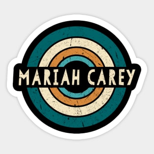 Retro Flower Mariah 80s 90s Camping Vintage Style Sticker
